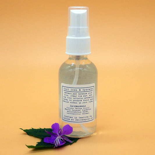 Cooling Cucumber Mint & Fireweed Hydrosol - Deschampsia - Nature Based Self Care
