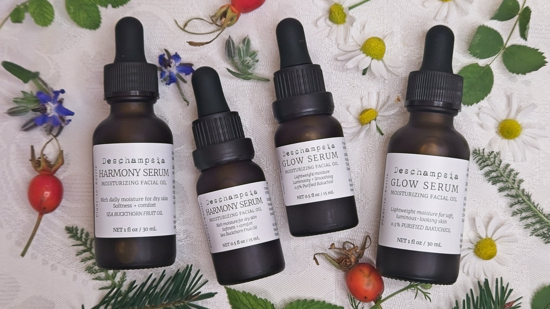 Glow and Harmony: Our Facial Serums, Thoughtfully Enhanced