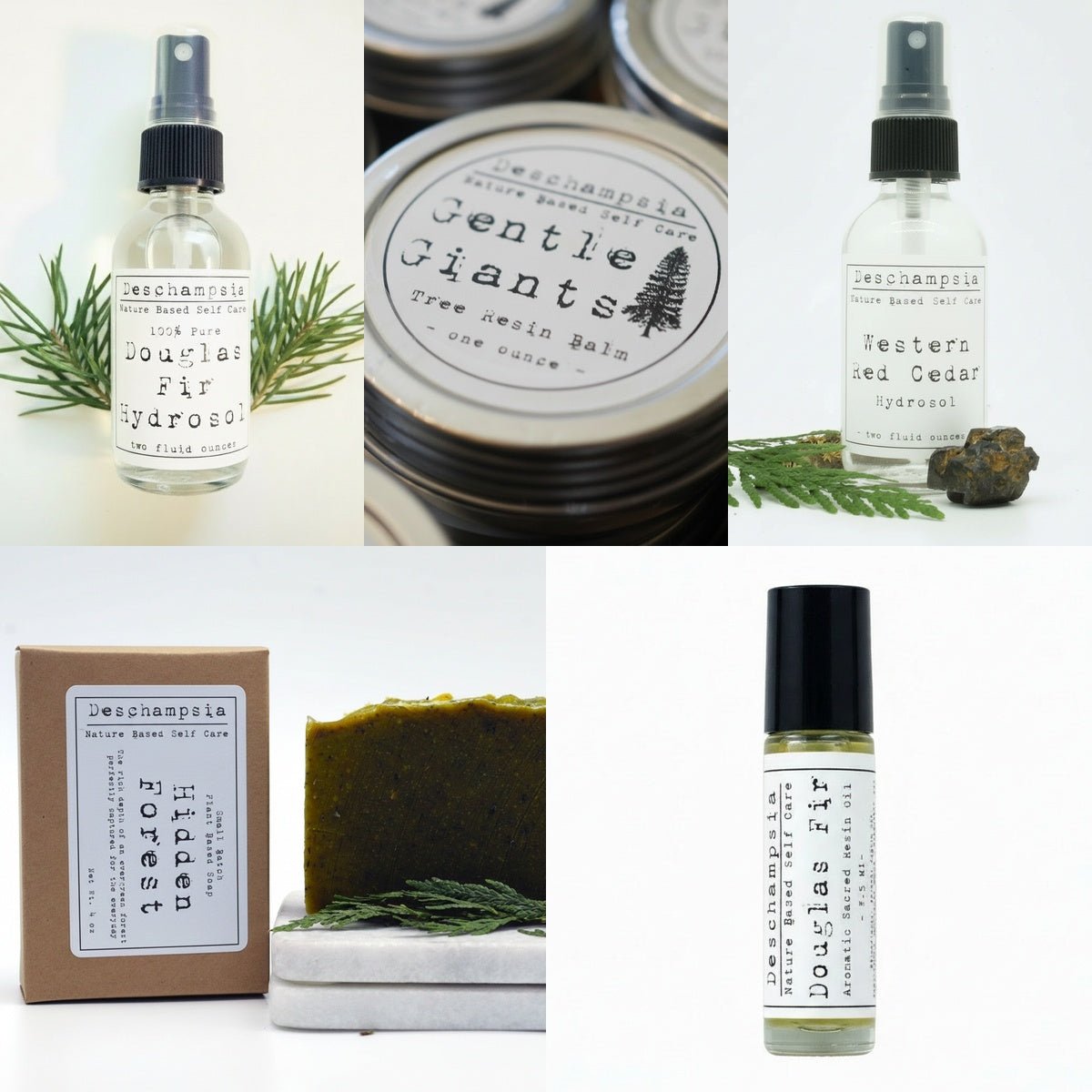 Pacific Northwest Forest Lovers Set - Deschampsia - Nature Based Self Care