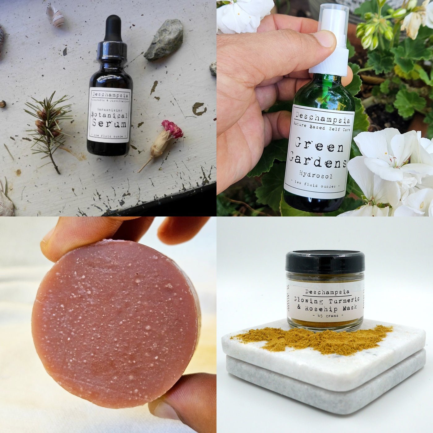 Hydrate & Soothe Skincare Set – For Dry & Sensitive Skin - Deschampsia - Nature Based Self Care