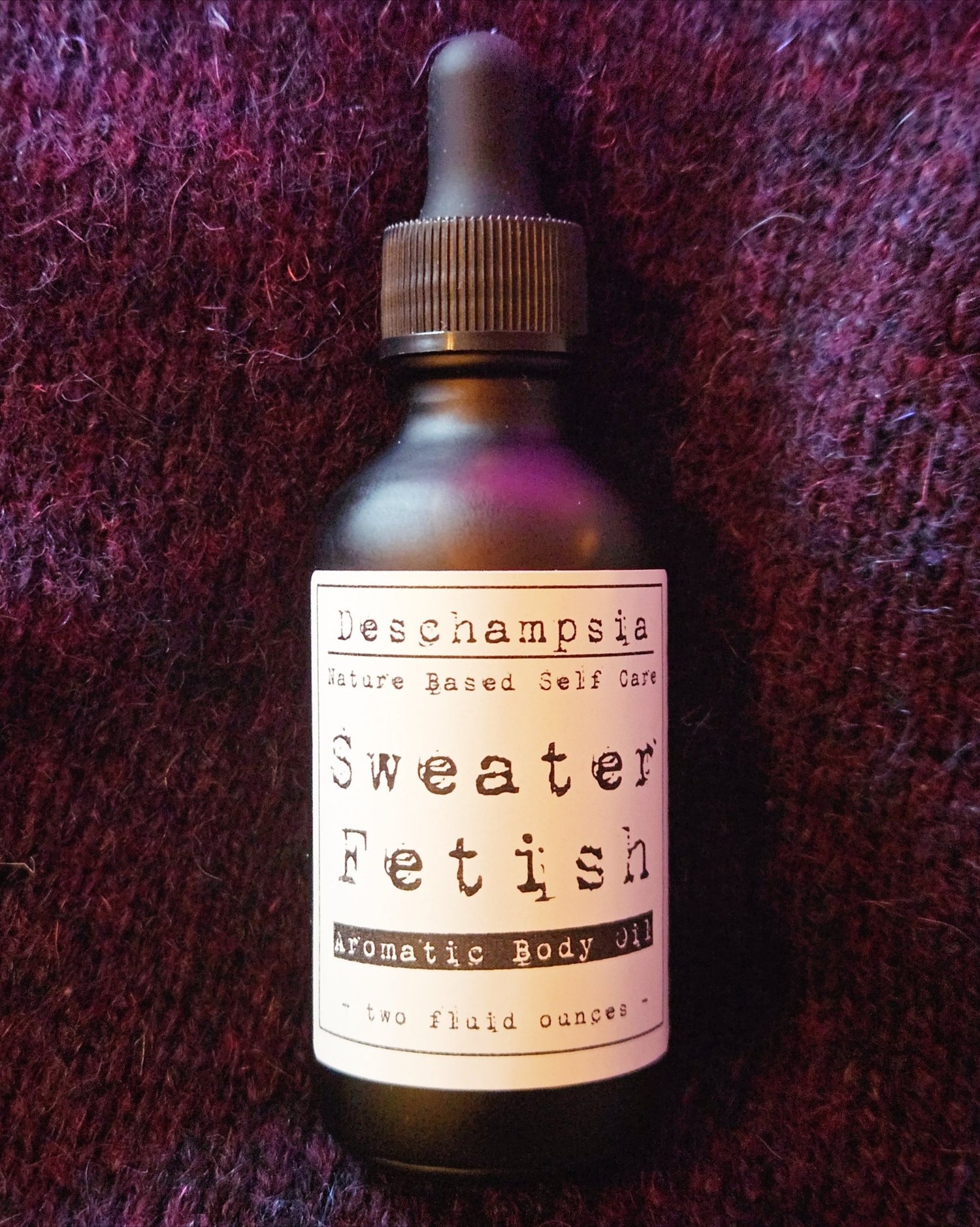 Sweater Fetish Aromatic Body Oil **Seasonal Limited Release - Deschampsia - Nature Based Self Care