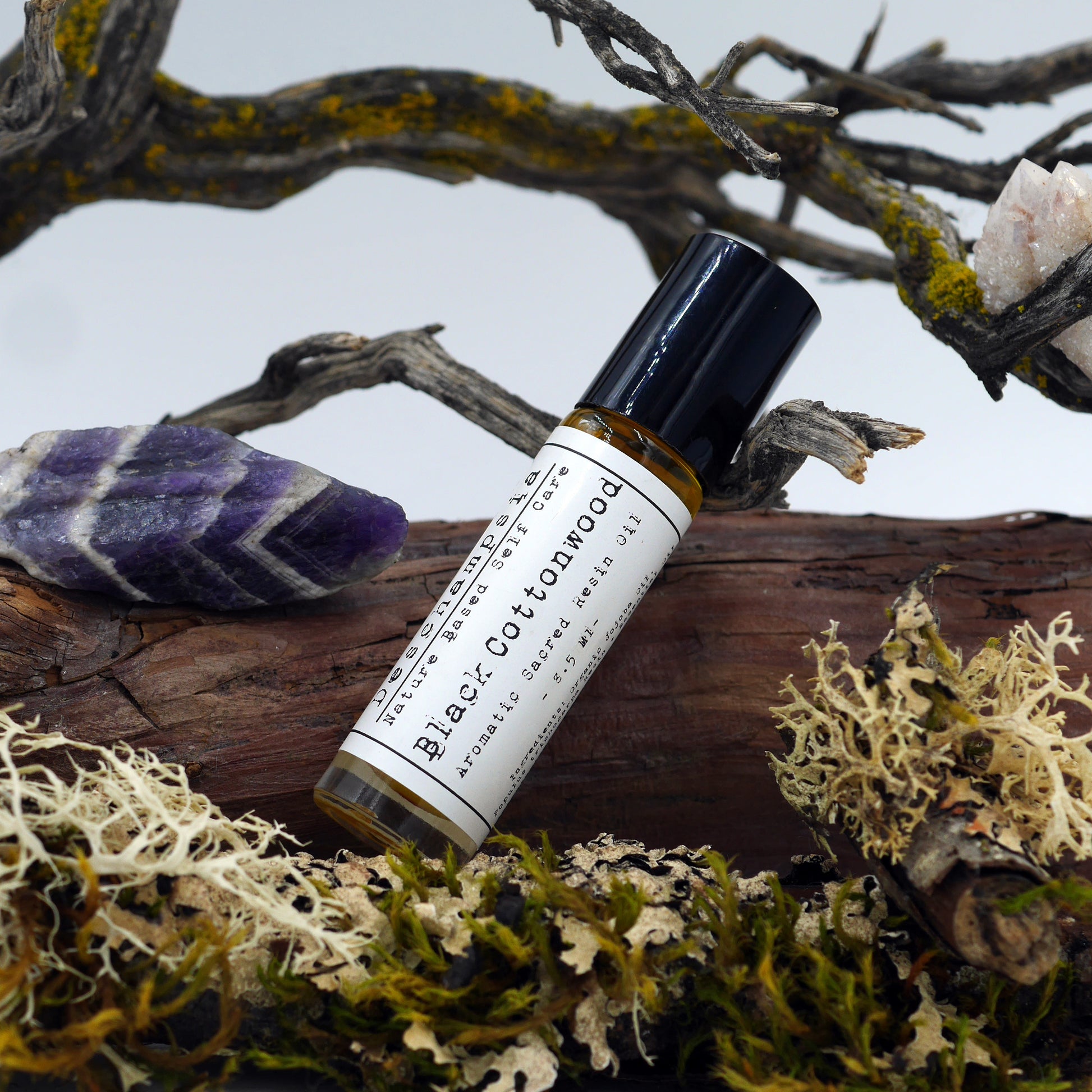 Black Cottonwood sacred aromatic tree resin oils roll on perfume deschampsia
