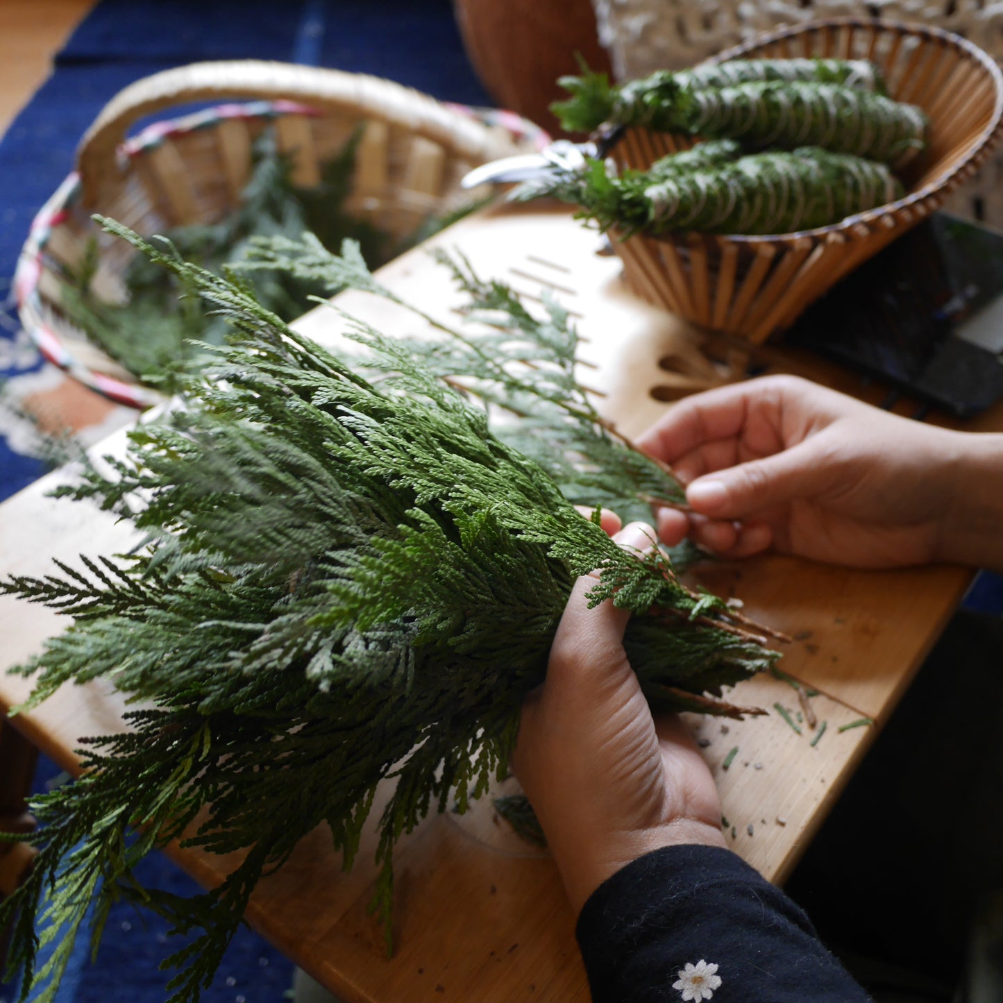 Wild-Collected + Hand Wrapped Smudge Bundle - Deschampsia - Nature Based Self Care